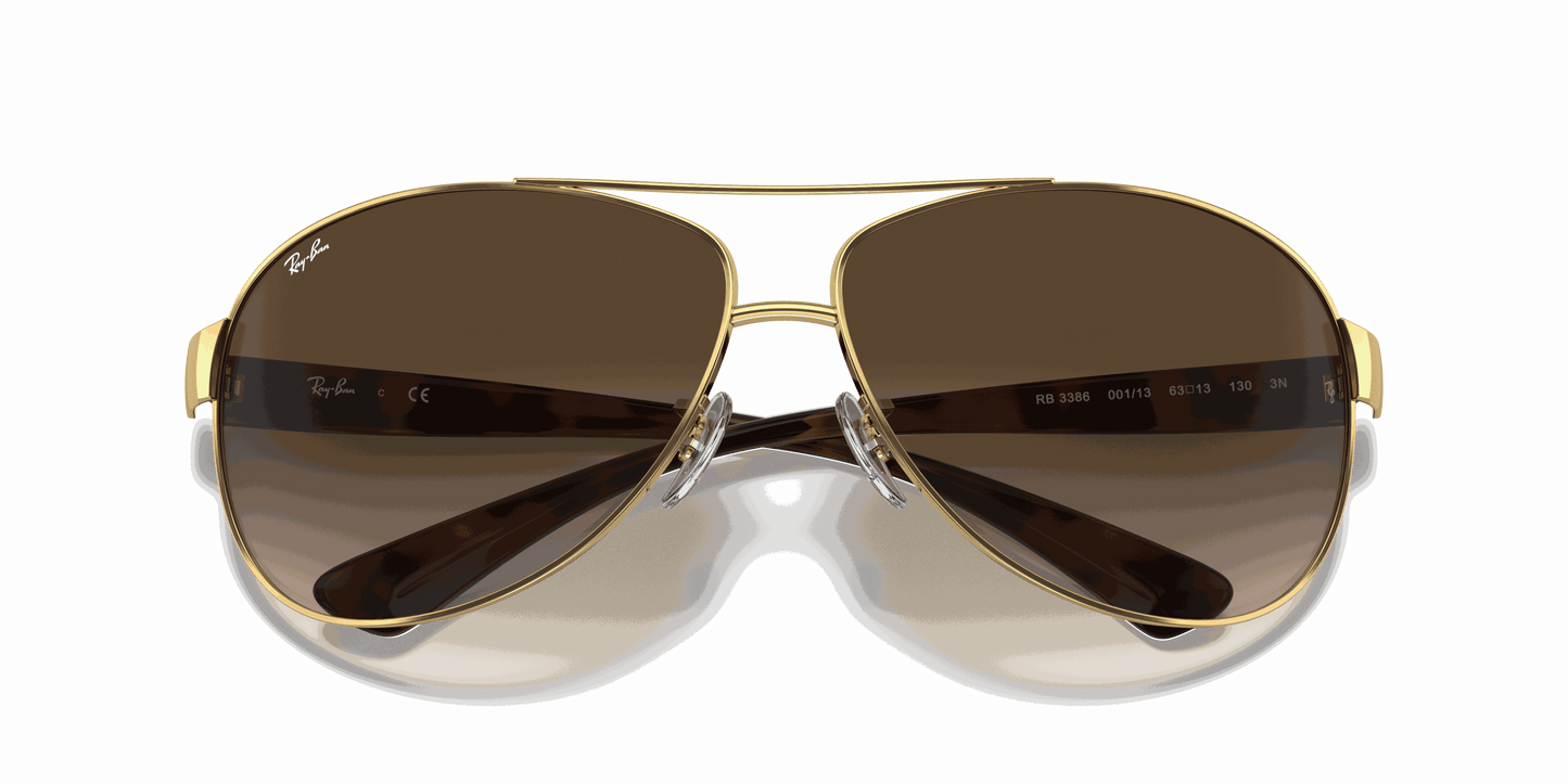 [Brown Gradient Dark Brown Lenses, Polished Arista Gold Frame]
