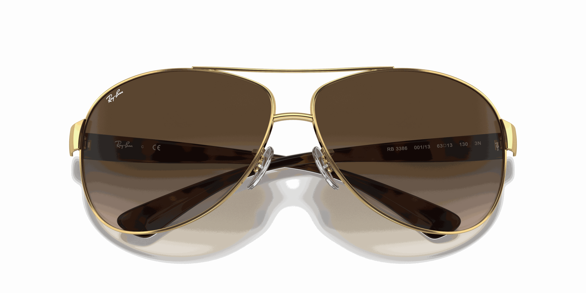 [Brown Gradient Dark Brown Lenses, Polished Arista Gold Frame]
