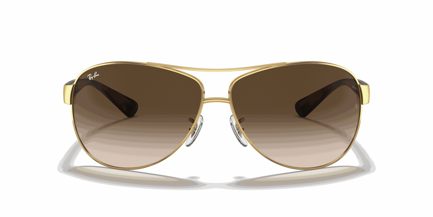 [Brown Gradient Dark Brown Lenses, Polished Arista Gold Frame]