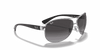 [Light Grey Gradient Dark Grey Lenses, Polished Silver Frame]