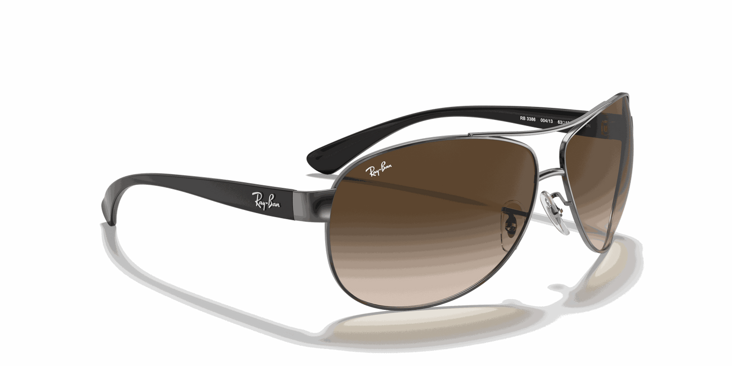 [Brown Gradient Dark Brown Lenses, Polished Gunmetal Frame]