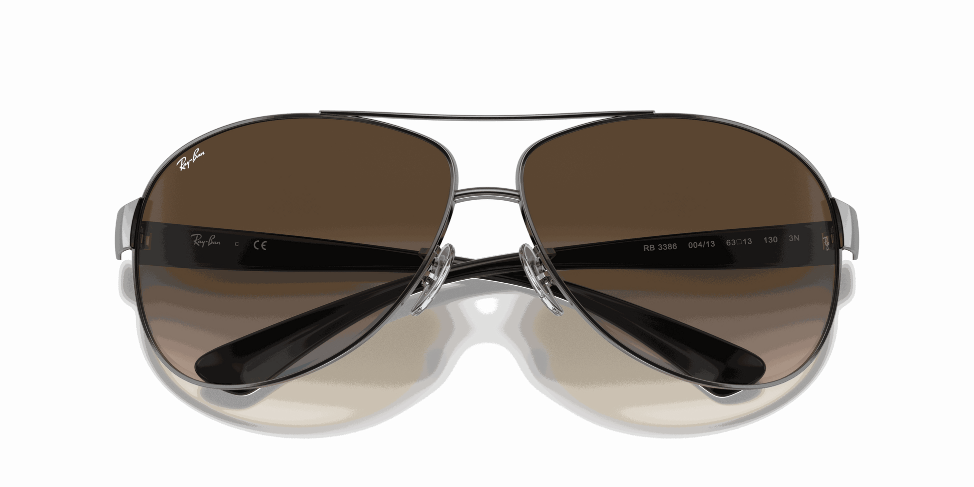 [Brown Gradient Dark Brown Lenses, Polished Gunmetal Frame]