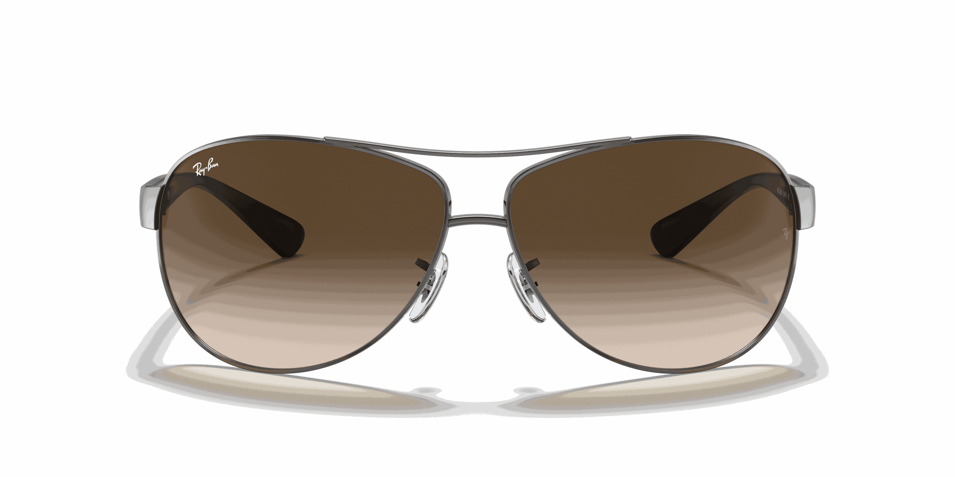 [Brown Gradient Dark Brown Lenses, Polished Gunmetal Frame]
