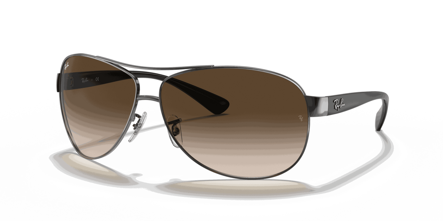 [Brown Gradient Dark Brown Lenses, Polished Gunmetal Frame]