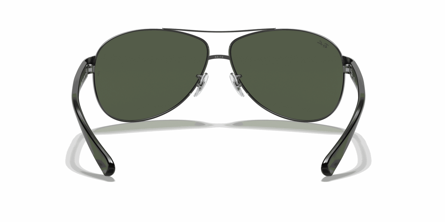 [Dark Green Lenses, Polished Gunmetal Frame]