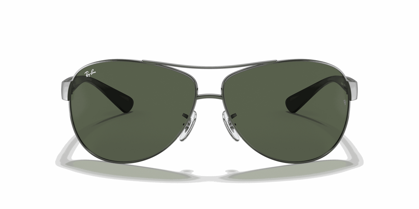[Dark Green Lenses, Polished Gunmetal Frame]