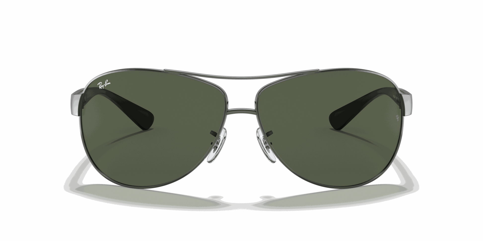 [Dark Green Lenses, Polished Gunmetal Frame]