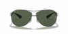 [Dark Green Lenses, Polished Gunmetal Frame]