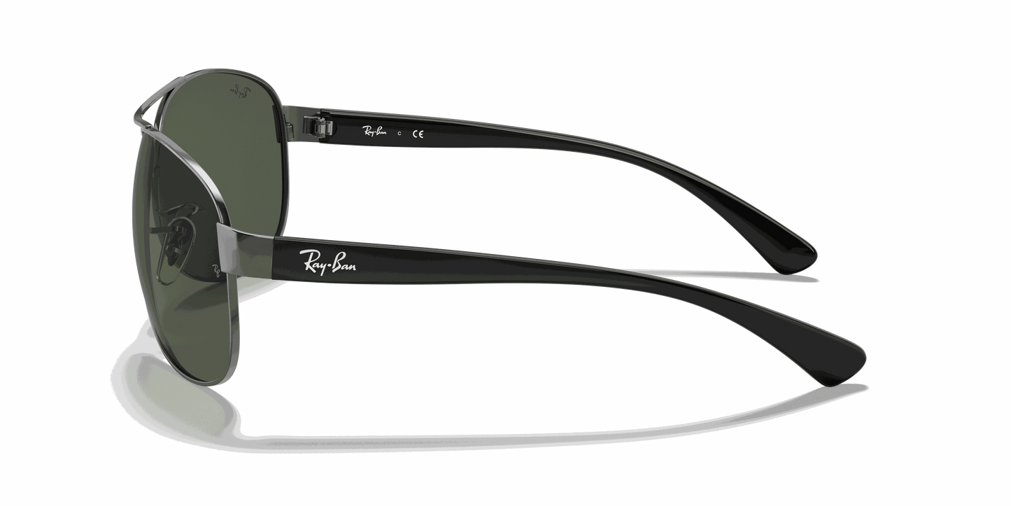 [Dark Green Lenses, Polished Gunmetal Frame]