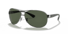 [Dark Green Lenses, Polished Gunmetal Frame]