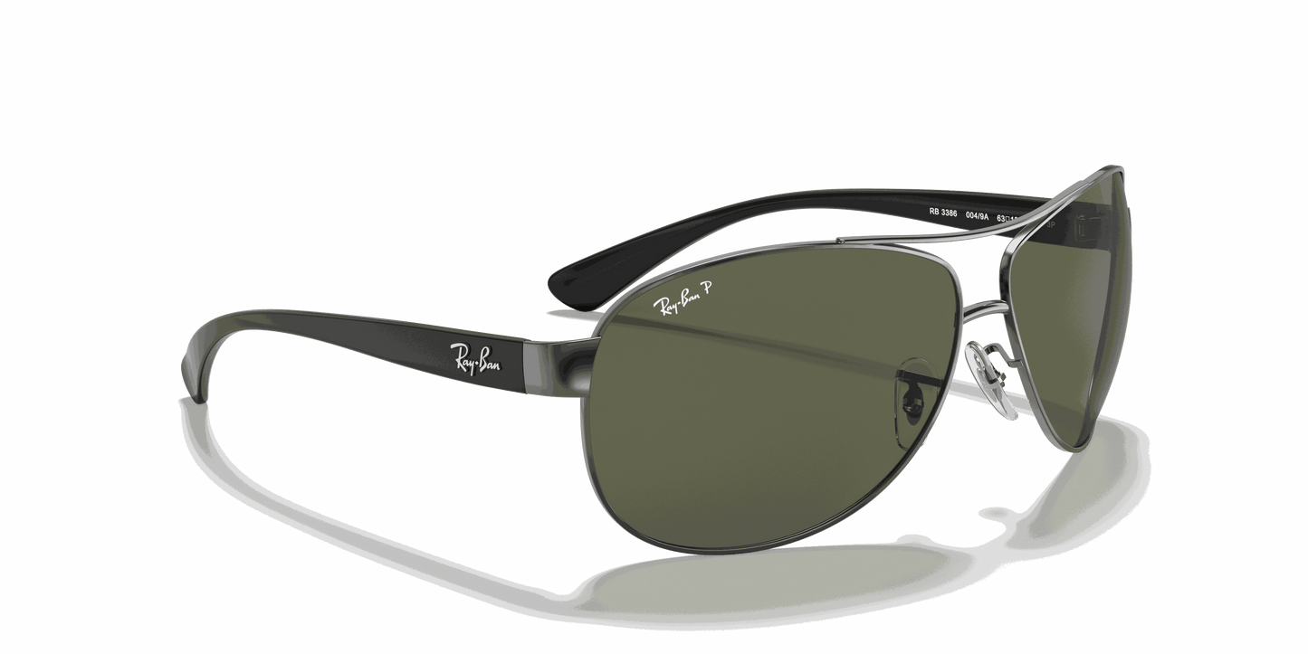[G-15 Green Lenses, Polished Gunmetal Frame]