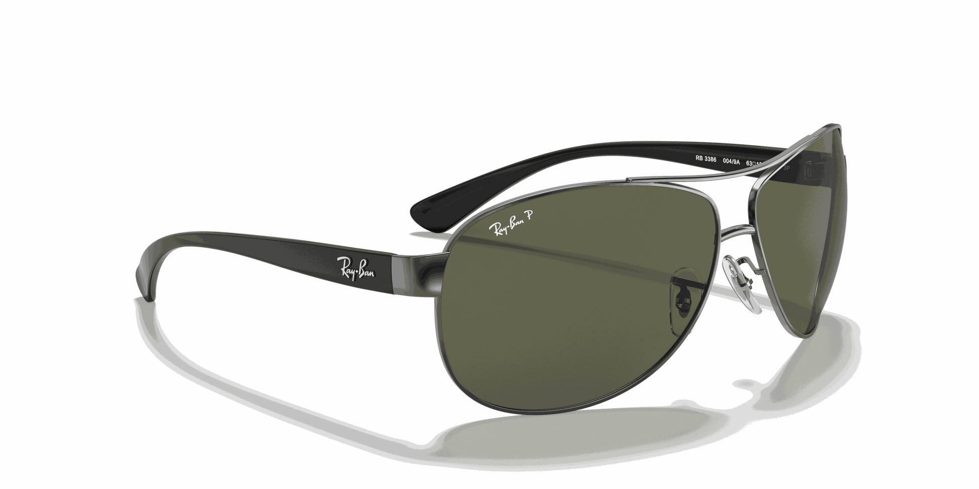 [G-15 Green Lenses, Polished Gunmetal Frame]