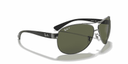 G-15 Green Lenses, Polished Gunmetal Frame