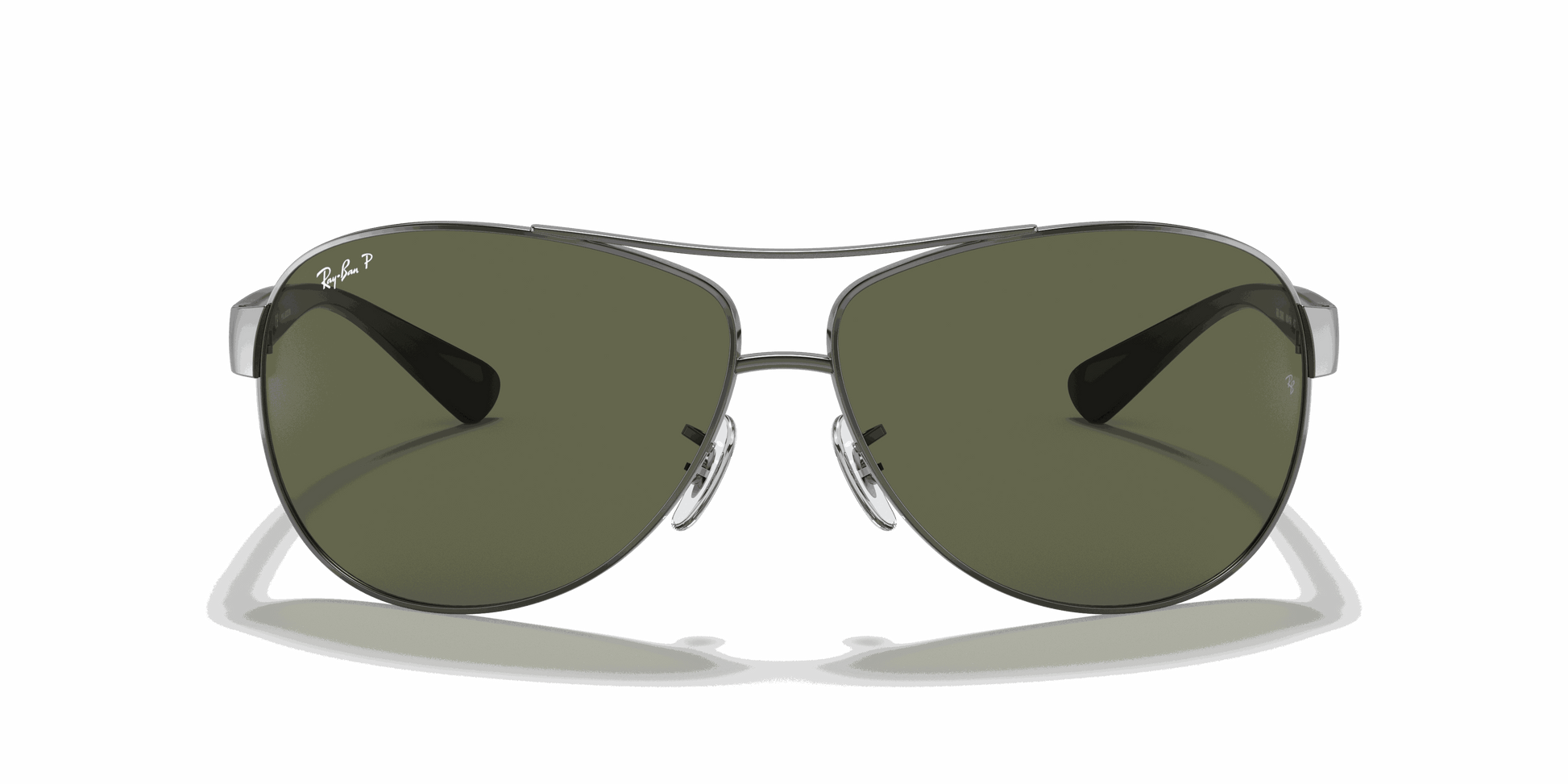 [G-15 Green Lenses, Polished Gunmetal Frame]