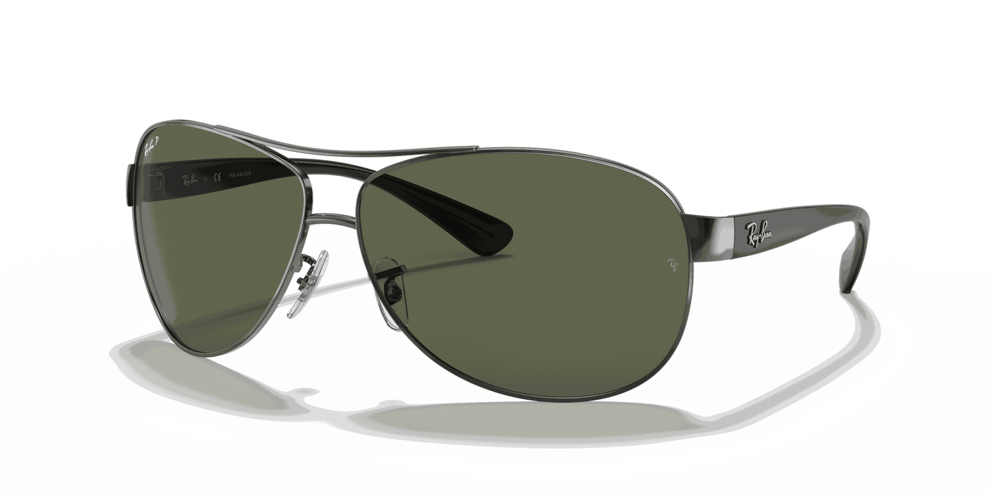 [G-15 Green Lenses, Polished Gunmetal Frame]