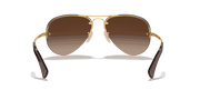 Brown Gradient Lenses, Polished Arista Gold Frame