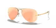 Copper Mirror Lenses, Polished Arista Gold Frame