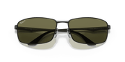 G-15 Green Lenses, Polished Black Frame