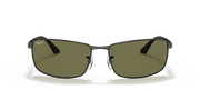 G-15 Green Lenses, Polished Black Frame