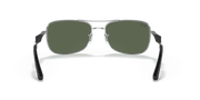 Green Lenses, Polished Gunmetal Frame