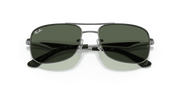 Green Lenses, Polished Gunmetal Frame