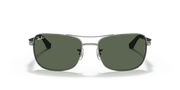 Green Lenses, Polished Gunmetal Frame