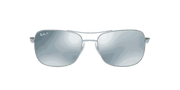 Silver Lenses, Polished Gunmetal Frame