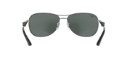 Green Classic Lenses, Polished Gunmetal Frame