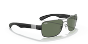 Green Lenses, Polished Gunmetal Frame