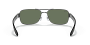 Green Lenses, Polished Gunmetal Frame