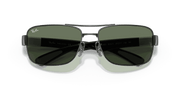 Green Lenses, Polished Gunmetal Frame