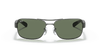 [Green Lenses, Polished Gunmetal Frame]