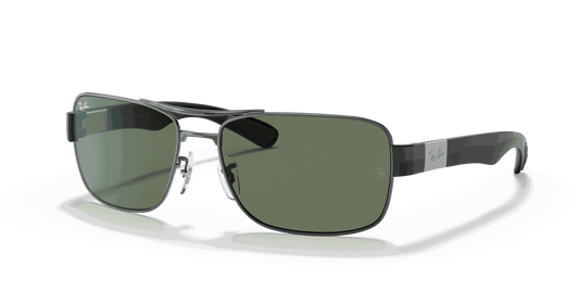 [Green Lenses, Polished Gunmetal Frame]