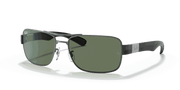 Green Lenses, Polished Gunmetal Frame