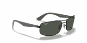 Green Lenses, Matte Black Frame