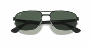 Green Lenses, Matte Black Frame