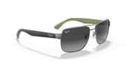 Grey Gradient Lenses, Polished Gunmetal Frame