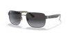 [Grey Gradient Lenses, Polished Gunmetal Frame]