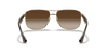 [Brown Gradient Dark Brown Lenses, Polished Arista Gold Frame]