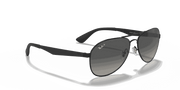 Grey Lenses, Polished Black Frame