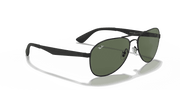 Green Lenses, Matte Black Frame