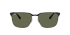 [G-15 Green Lenses, Polished Black On Silver Frame]