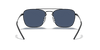 [Dark Blue Lenses, Matte Rubber Black Frame]