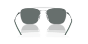 Grey Lenses, Polished Silver Frame