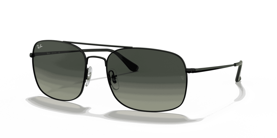 [Grey Gradient Lenses, Matte Black Frame]