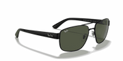 G-15 Green Lenses, Polished Black Frame