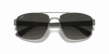 [Grey Gradient Lenses, Polished Gunmetal Frame]