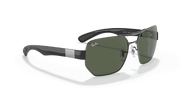 Green Classic Lenses, Polished Gunmetal Frame