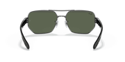 Green Classic Lenses, Polished Gunmetal Frame