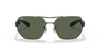 [Green Classic Lenses, Polished Gunmetal Frame]